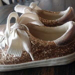Gold Glitter Cat & Jack Girls Shoes